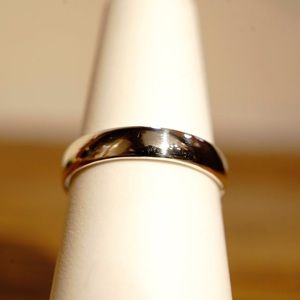 Sterling silver wedding band